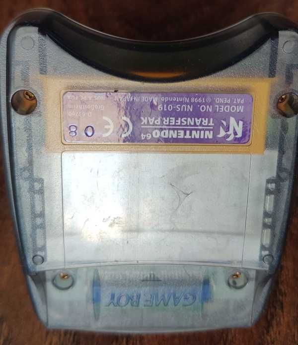 Nintendo 64 N64 transfer pak