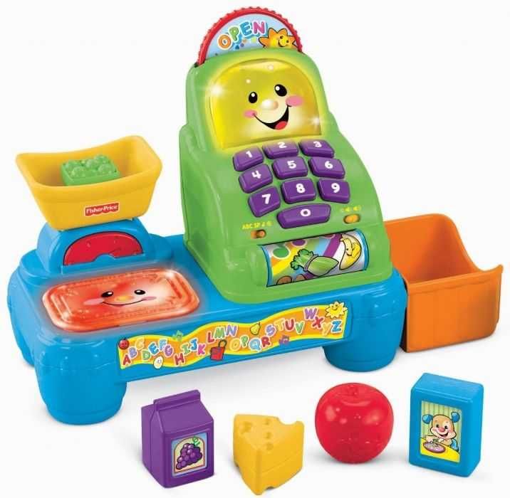 Brinquedos bebé FISHER PRICE-Cãozinho e Supermercado Caixa Registadora