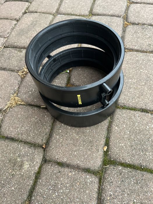 Kolano PEHD 160/45 do kanalizacji mufa 110 kanalizacyjne