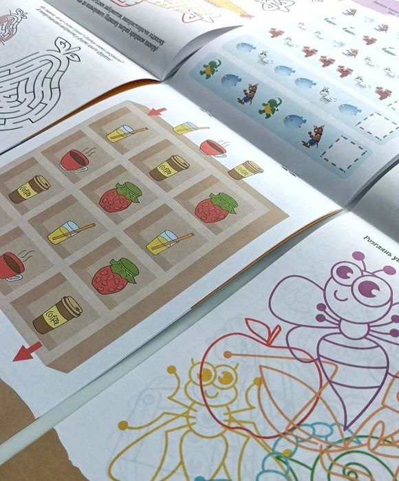 Книжкчки з завданнями, зошити на логіку Кенгуру