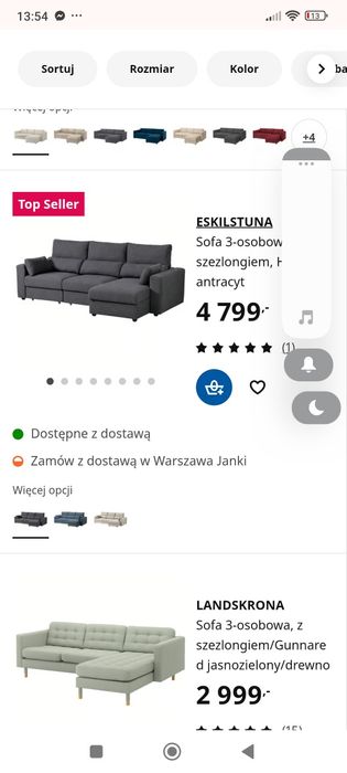 Kanapa ikea eskilstuna