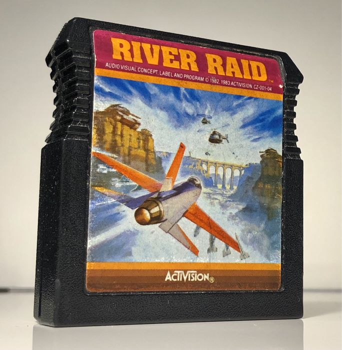 RIVER RAID gra na komputer ATARI XL XE 8-bit kartridż retro UNIKAT !!!