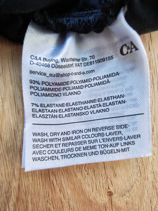 Czarny damski top C&A