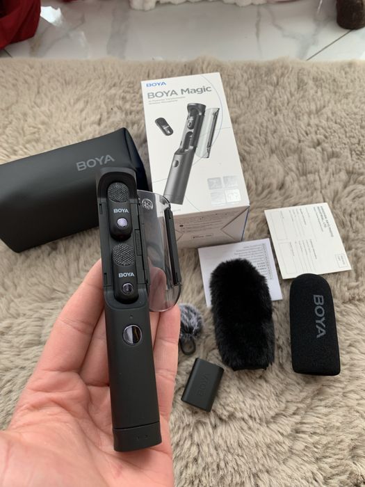 Нова Професійна бездротова мікрофонна система BOYA Magic-02