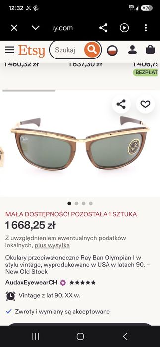 Okulary( Retro)przeciw słoneczne  Ray Ban