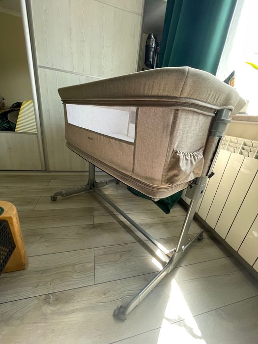 Dostawka łóżeczko Espiro beżowe +materac