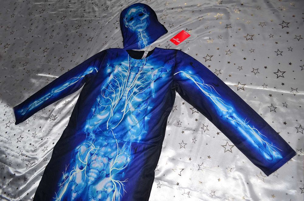 Новий скелет маскою узори кості костюм карнавал Halloween Хеллоуїн маг