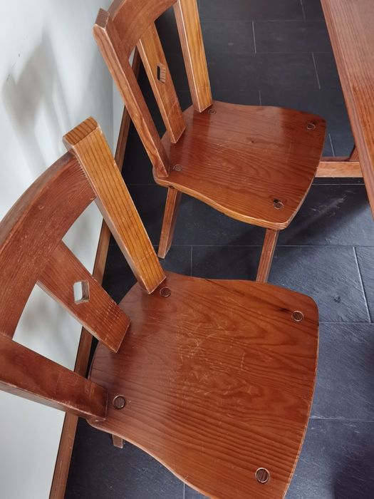 Mesa de jantar, pinho maciço