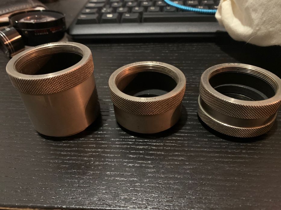 Tubos de Extensão Leitz Leica Univ Repro B - M 1:1, 1:1.5, 1:264551352211459122