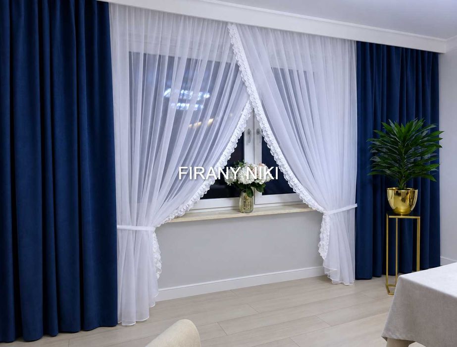 Firana z plisem 500x260 szycie na wymiar