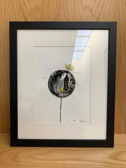 Aguarela Original emoldurada