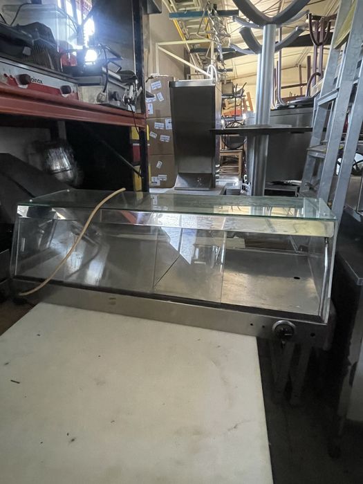 Expositor quente de produtos alimentares