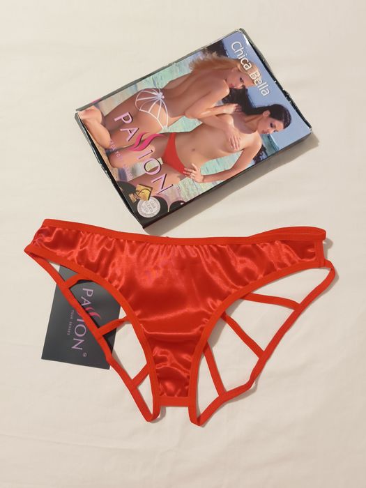 Cueca Sexy Vermelha com Laço. Tamanho L/ XL