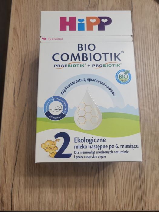 Mleko hipp bio combiotik 2. Sprzedam 6 kartonów