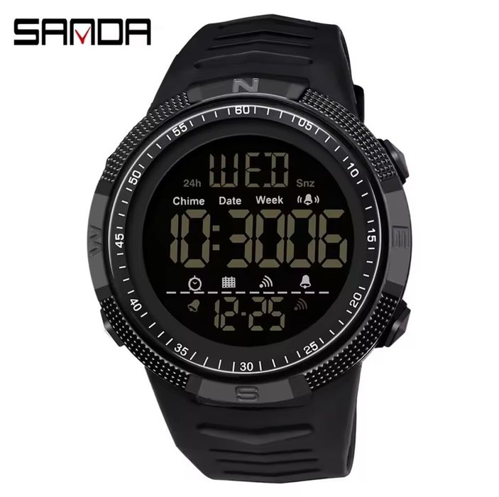 Outdoor Sports Digital 5 ATM Water Proof Watch