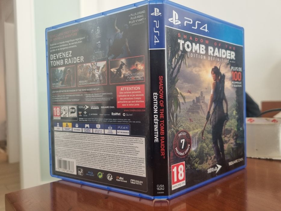 Jogo ps4 Shadow Of The Tomb Raider: Definitive Edition