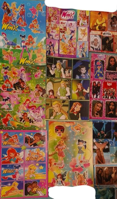 Winx наклейки,мх, Братц та власний дизайн на замовлення