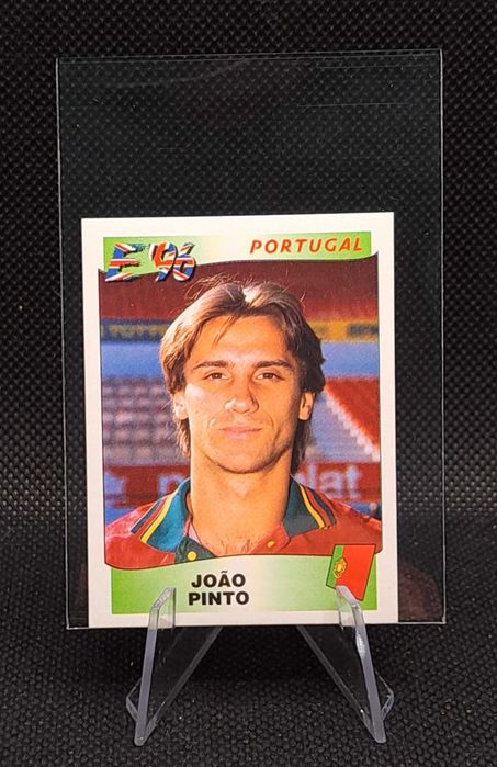 4 Cromos - Jogadores Estrela Portugal - Euro 1996 - Panini