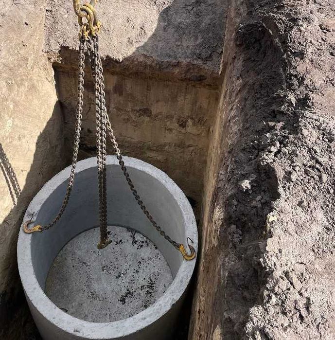 Залізо-бетонні кільця 80х96. Бетонні кільця