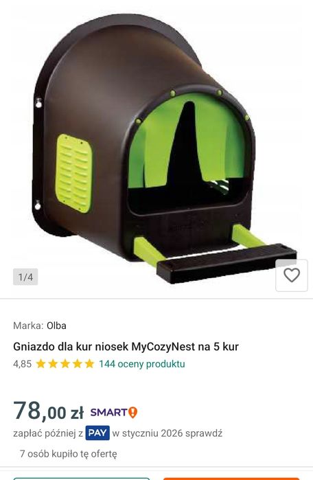 Gniazdo dla kur duże