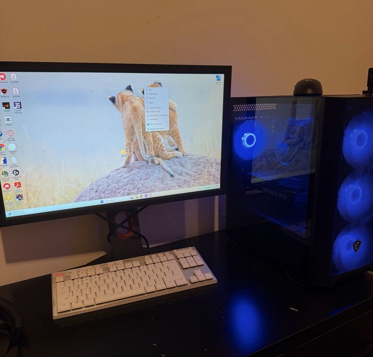 Setup Gaming RTX 3060 + i5-12400F + BenQ 144Hz
