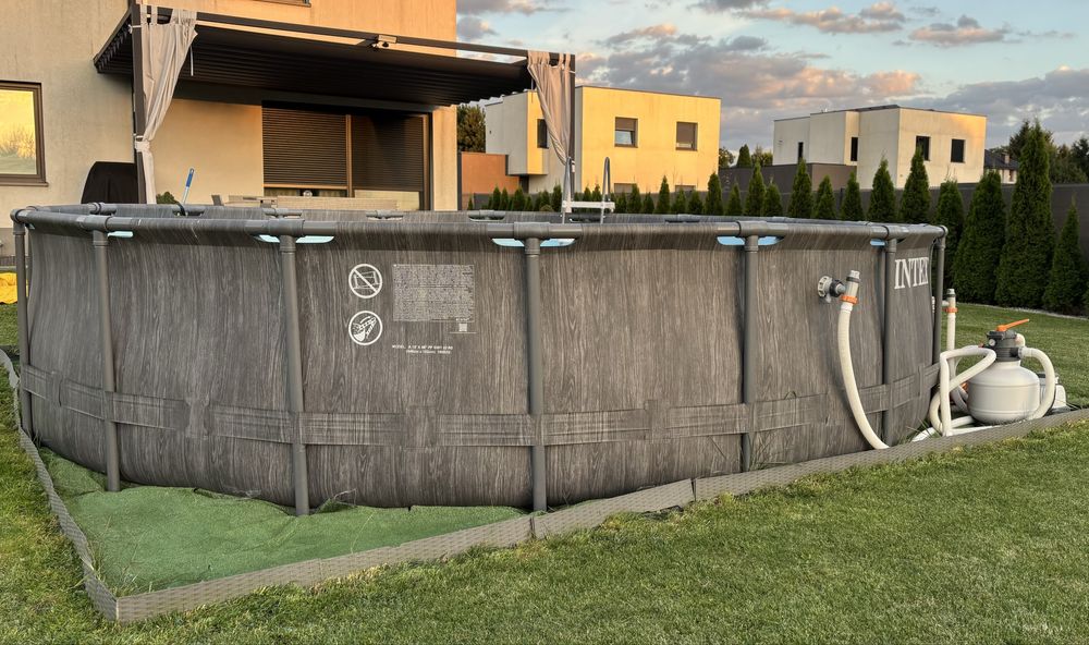 Basen Intex Greywood 26744,wym.:549x122cm+pompa piaskowa,gratisy,Tychy