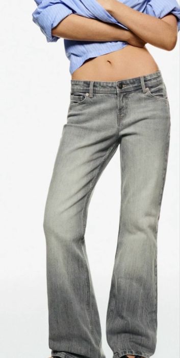 Джинси Bootcut сірі.Розмір 38
