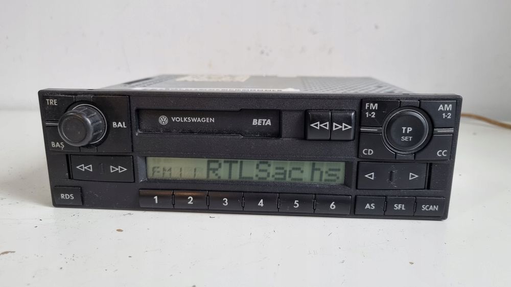 Radio VW beta 5 Polo lupo T5 T4 Golf 4 iv Bora Sharan + KOD