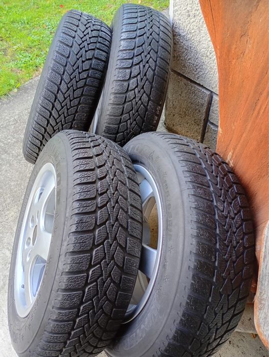 Felgi + opony zima 15 5x112 vw seat skoda