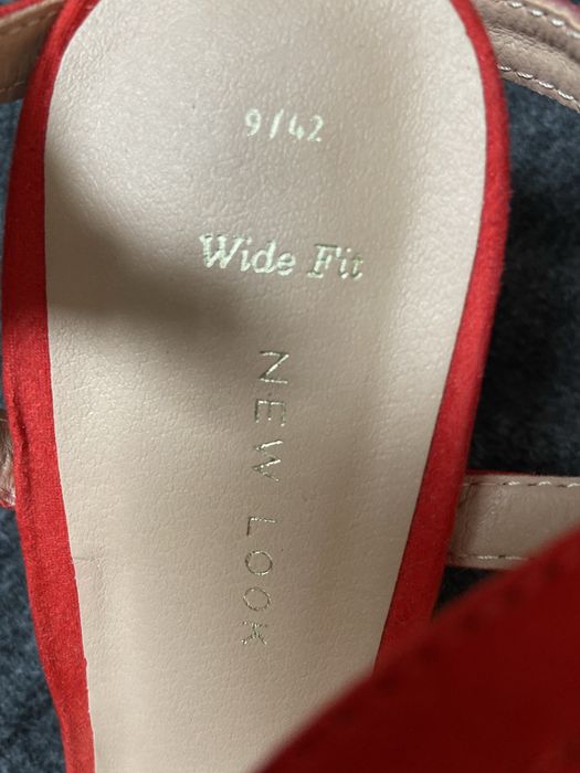 Piekbe czerwone sandalki damskie 42