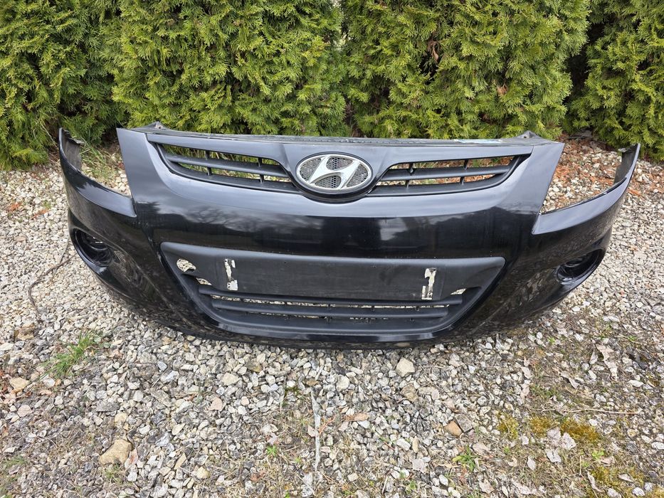 Hyundai i20 zderzak przód czarny 08-12 r. Wysyłka kod koloru FR