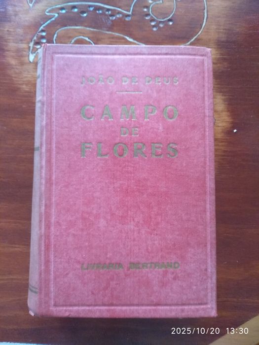 Livro Campo de Flores de João de Deus