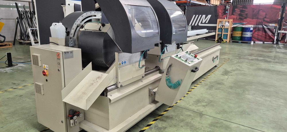 Máquina Corte 2 Cabeças Aluminio e PVC