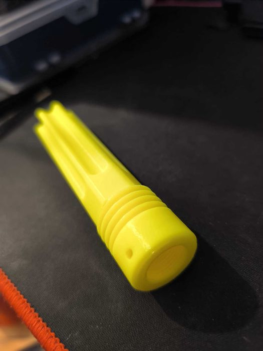 Coronha e tapa chamas Airsoft impressão 3D