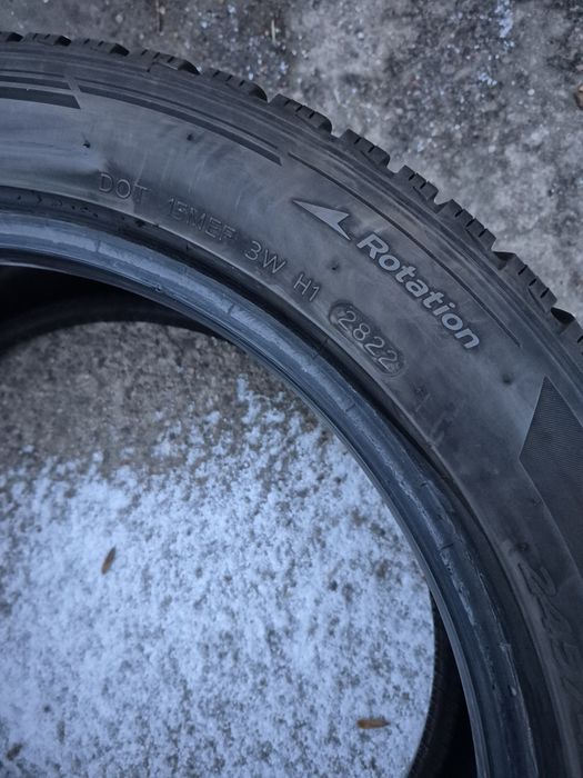 Opony zimowe Hankook 245/45r18 100v komplet  6.5mm+Gratis