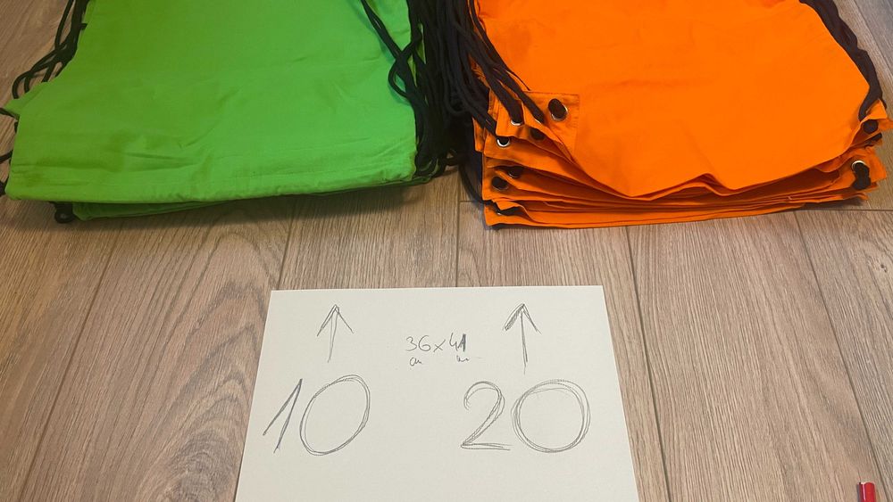 Worek bawełniany sportowy 30 szt.