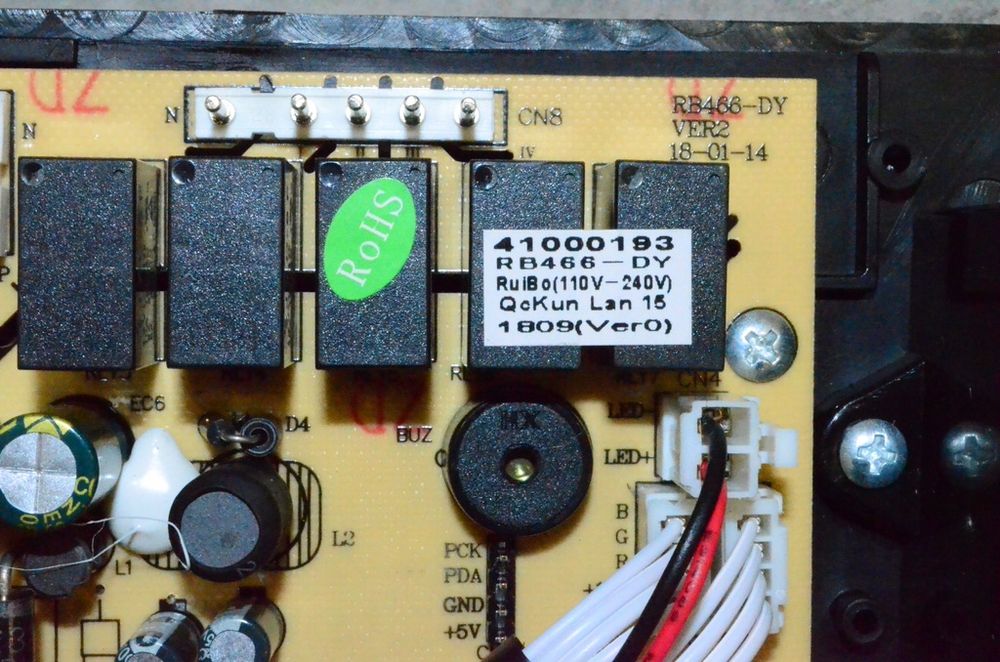 Moduł do okapu Klarstein RB486-DY-VER2 sterownik