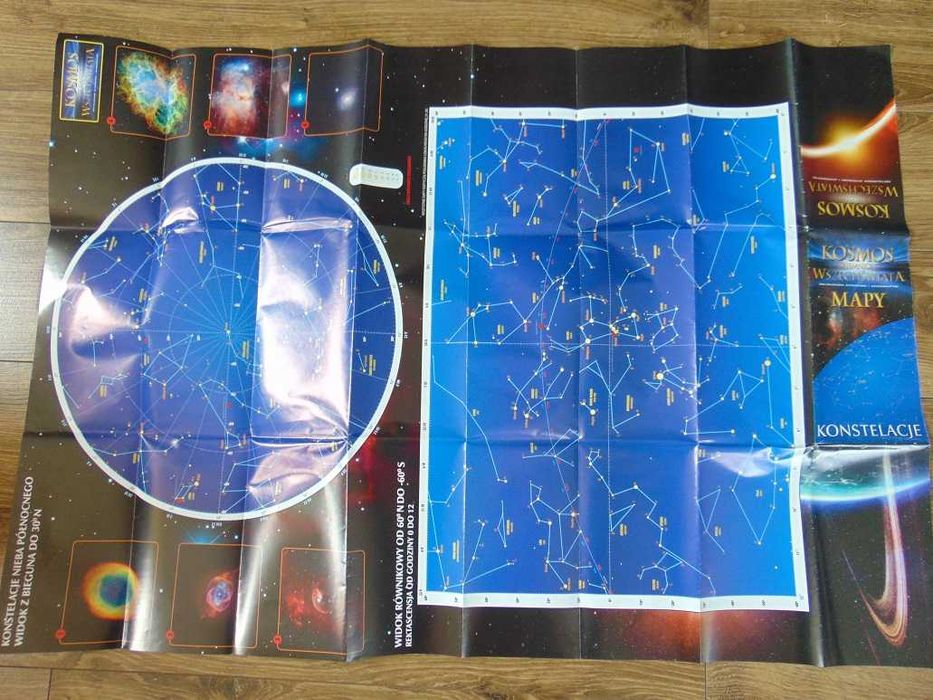 Kosmos Tajemnice Świata Mapy Kontelacje