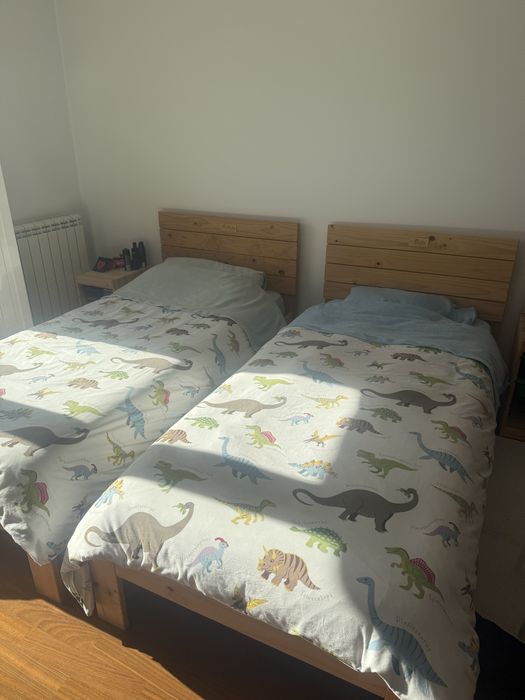 Cama LUFE com colchão incluido 90x200 (x2)