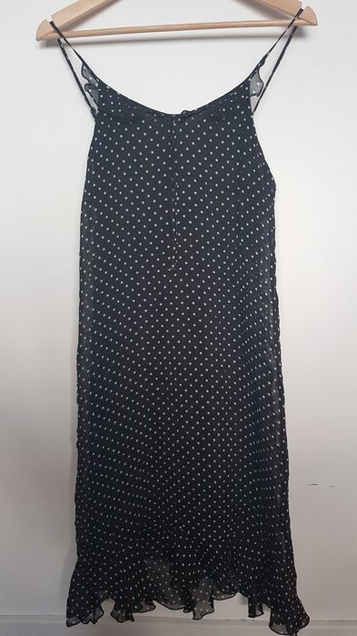 Armani junior sukienka zwiewna w groszki 40 L