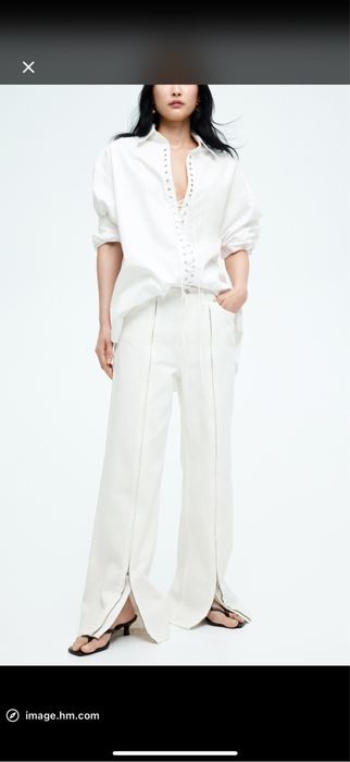 Стильні джинси h&m білі