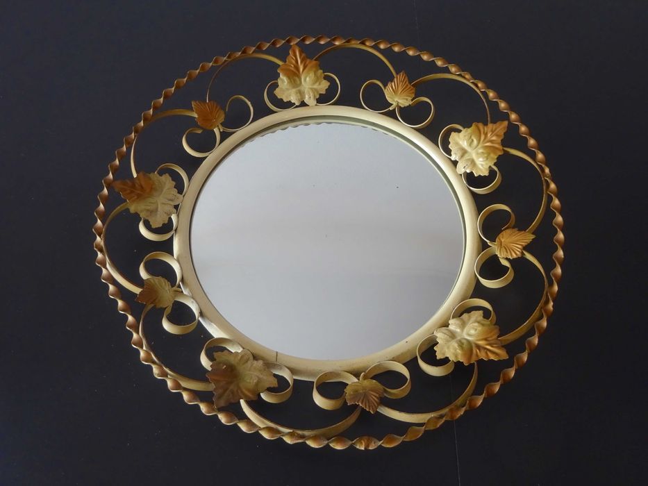 Lote de Espelhos de Parede Sunburst Ingleses de Meados do Séc. XX