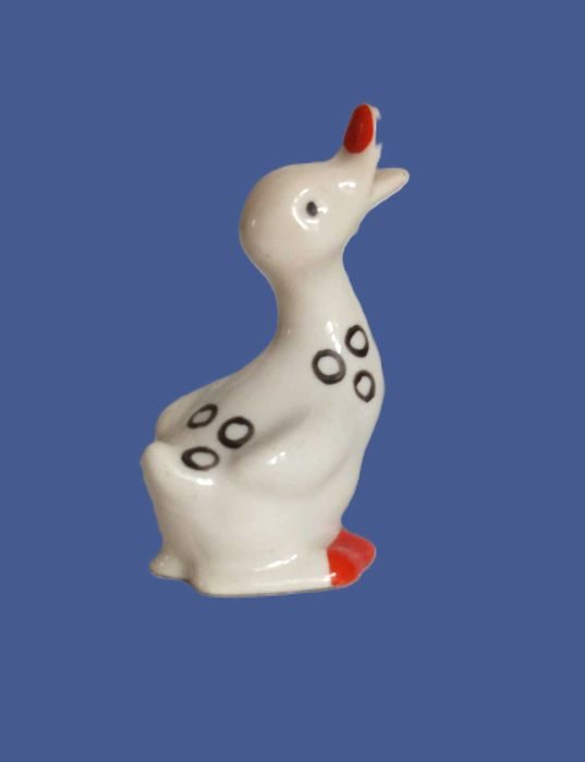 figurka porcelana Chodzież kaczka PRL