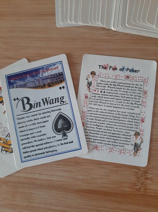 Baralho de cartas "Poker "