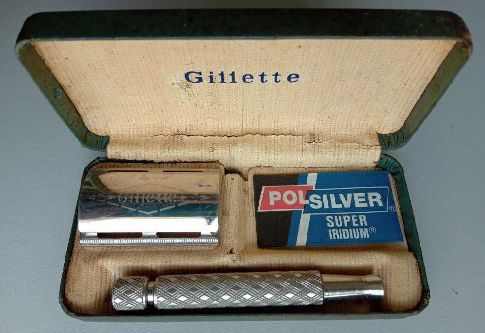 Zabytkowa maszynka do golenia Gillette - 1958r