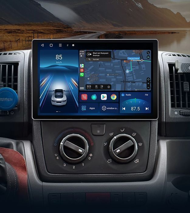 Fiat Ducato 2007-2015 – Radio Android 15 10.33" CarPlay Android Auto GPS Nawigacja Stacja Multimedialna WiFi Bluetooth DSP PL 2GB/32GB