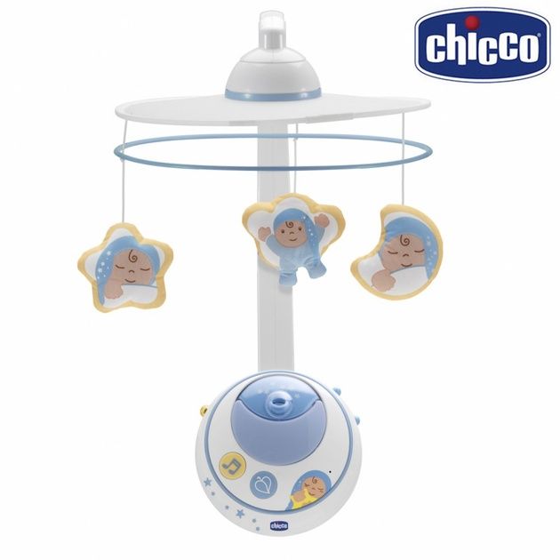 Мобиль-проектор на кроватку Chicco Magic Stars Original, голубой