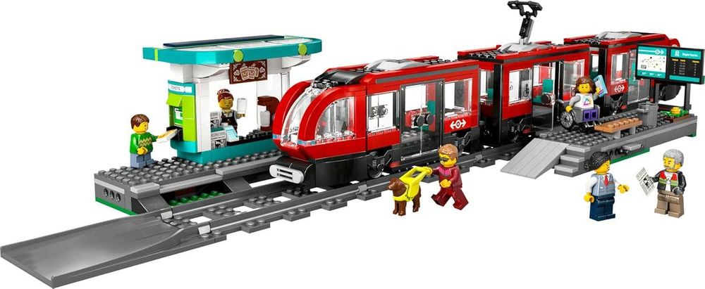 LEGO City 60423 Eléctrico e estação central