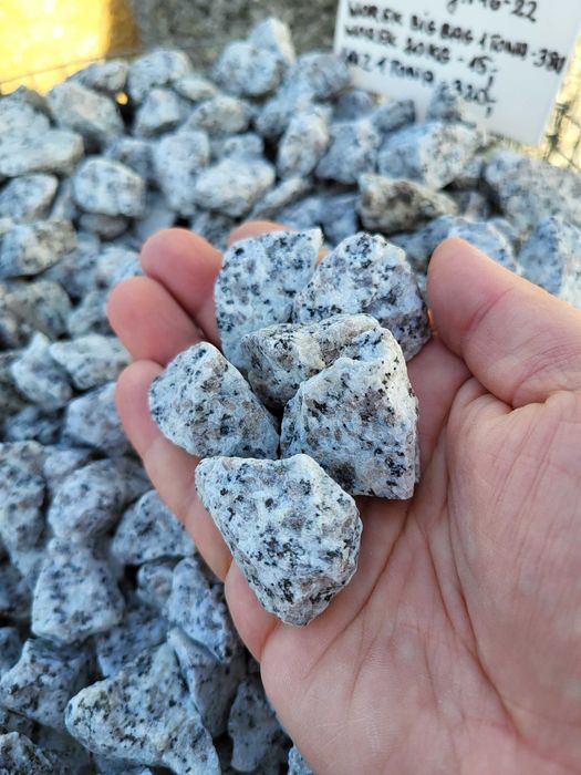 Grys Granitowy granit Dalmatyńczyk Kamienie ogrodowe dekoracyjne akwarystyka