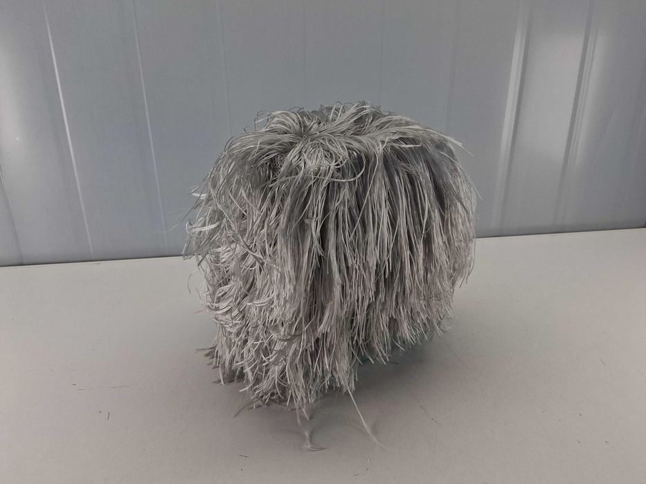 K059 Peruka Biała Szara Afro Długie Włosy Stroje Karnawałowe